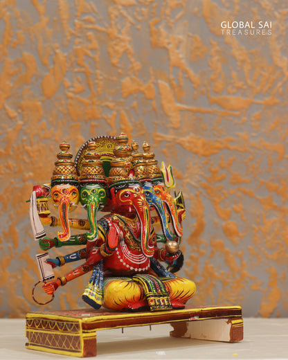 5 Face Ganesh