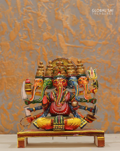 5 Face Ganesh