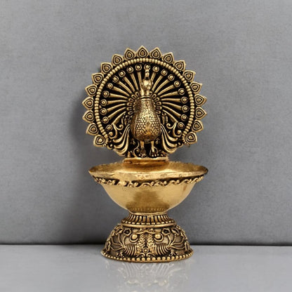 Peacock diya